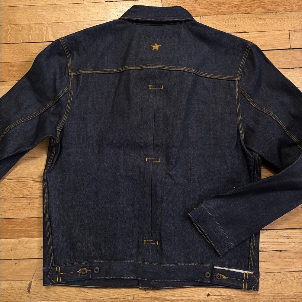 NWT Brave Star, Badlands Jacket in Cone Mills Selvage Denim, Size XL - Picture 5 of 6